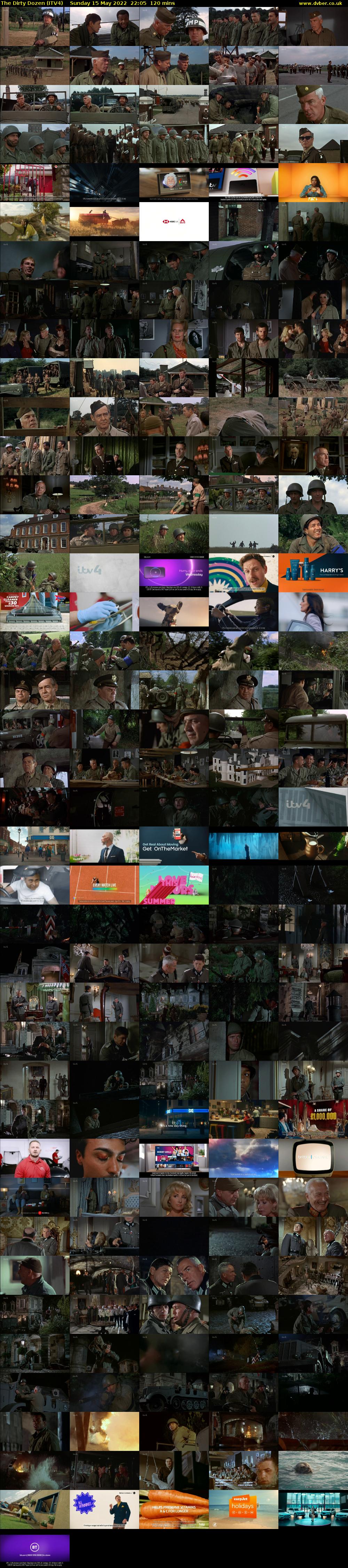 The Dirty Dozen (ITV4) Sunday 15 May 2022 22:05 - 00:05