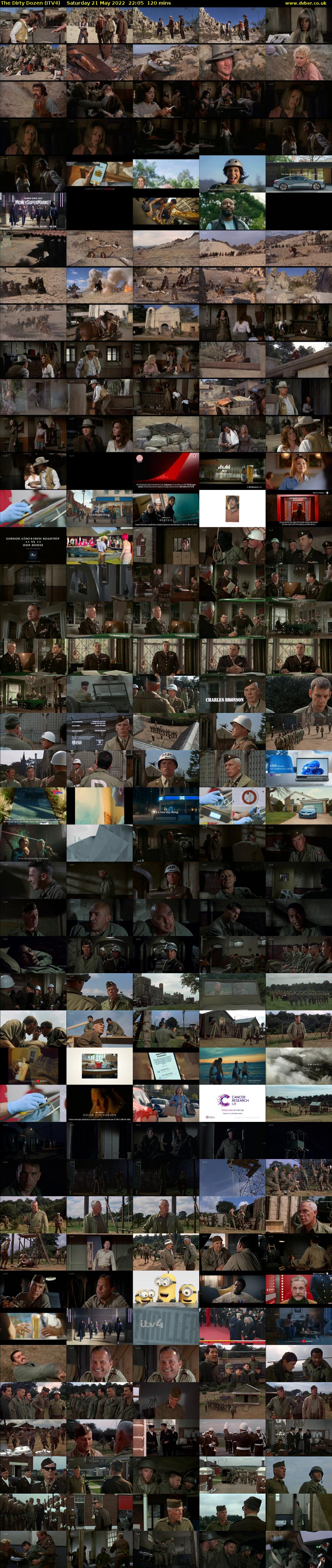 The Dirty Dozen (ITV4) Saturday 21 May 2022 22:05 - 00:05