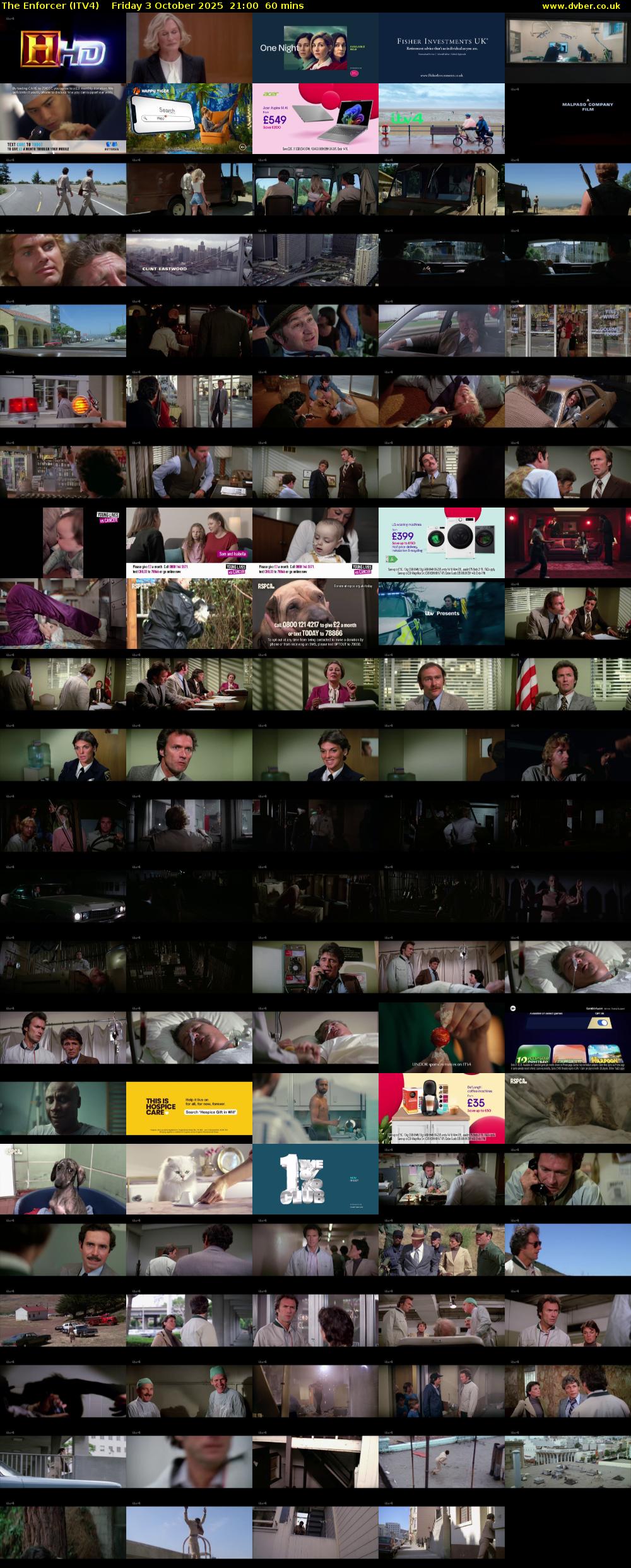 The Enforcer (ITV4) Friday 3 October 2025 21:00 - 22:00