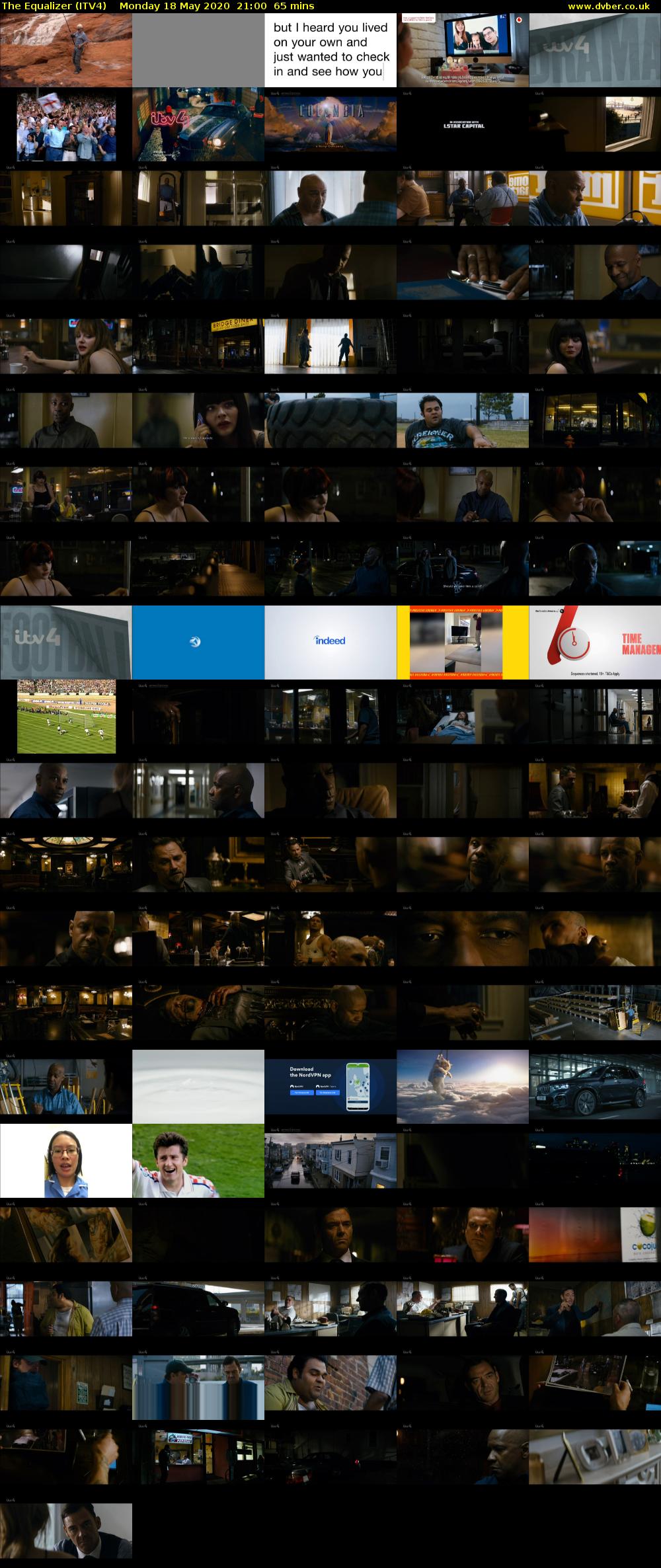The Equalizer (ITV4) Monday 18 May 2020 21:00 - 22:05