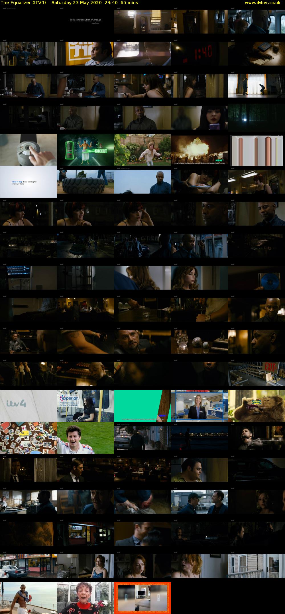 The Equalizer (ITV4) Saturday 23 May 2020 23:40 - 00:45