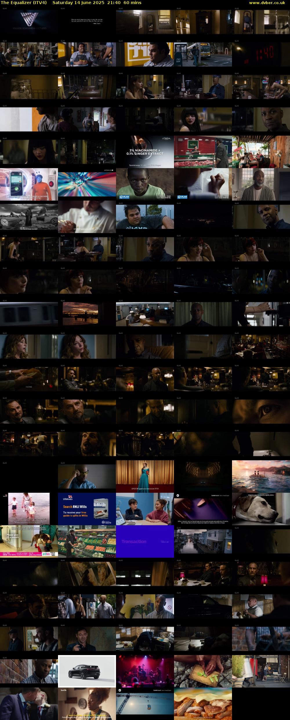 The Equalizer (ITV4) Saturday 14 June 2025 21:40 - 22:40