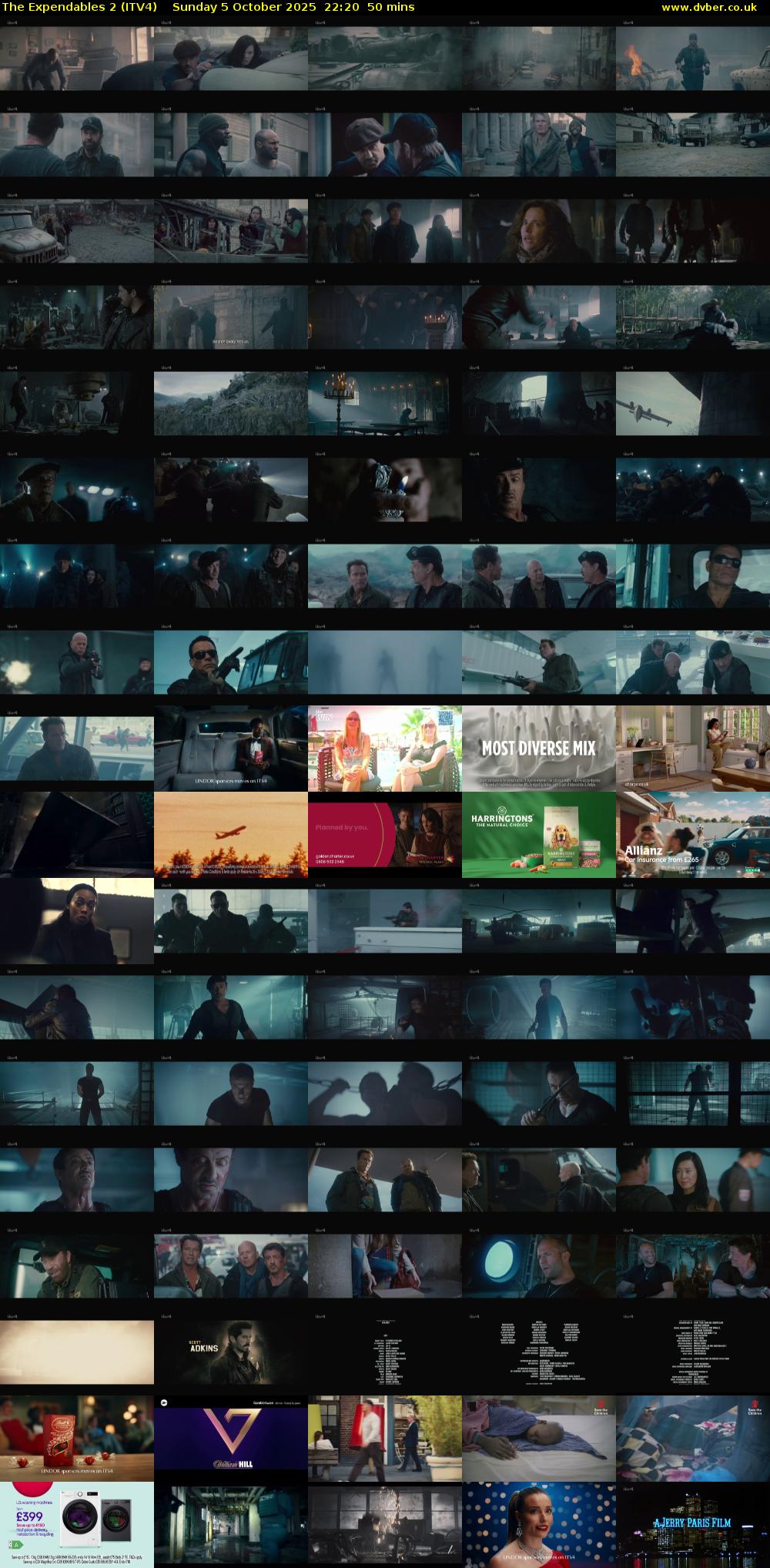 The Expendables 2 (ITV4) Sunday 5 October 2025 22:20 - 23:10