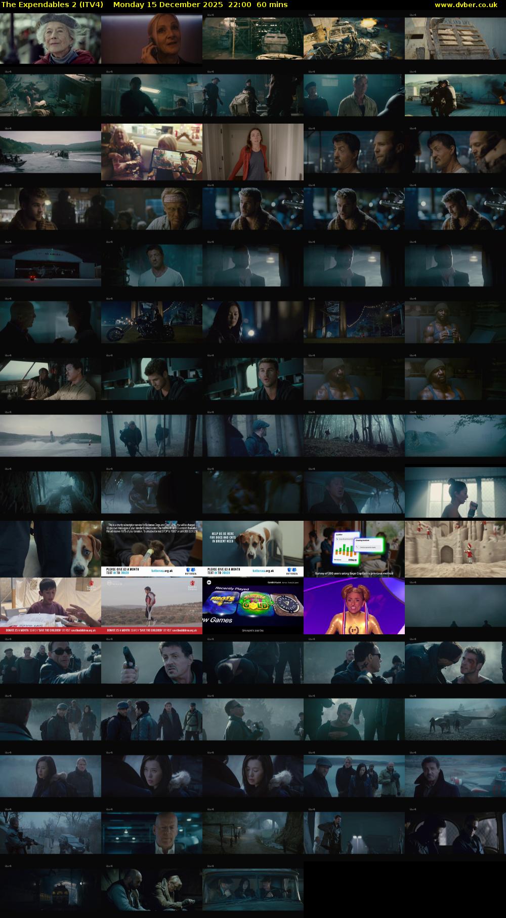 The Expendables 2 (ITV4) Monday 15 December 2025 22:00 - 23:00