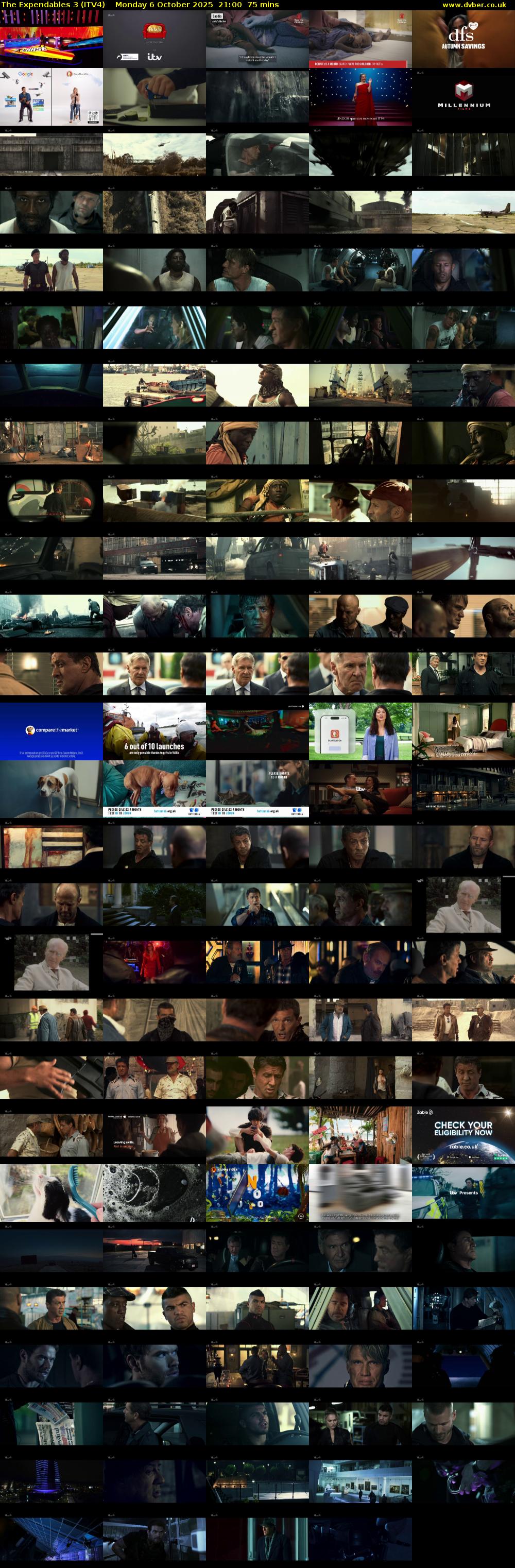 The Expendables 3 (ITV4) Monday 6 October 2025 21:00 - 22:15