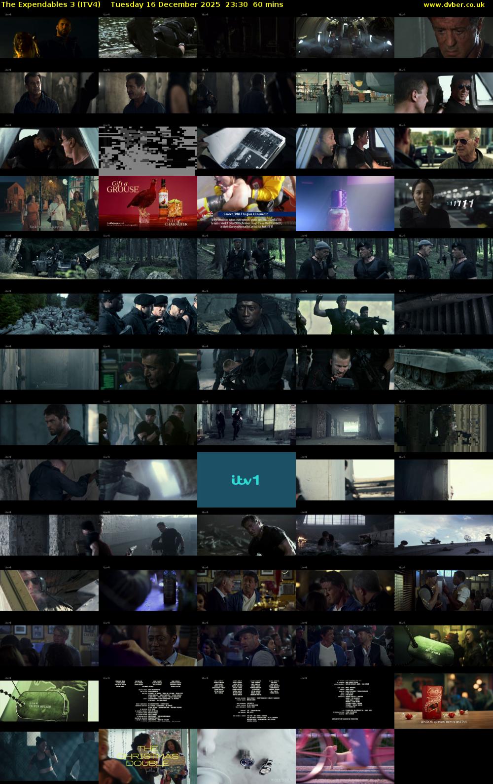 The Expendables 3 (ITV4) Tuesday 16 December 2025 23:30 - 00:30