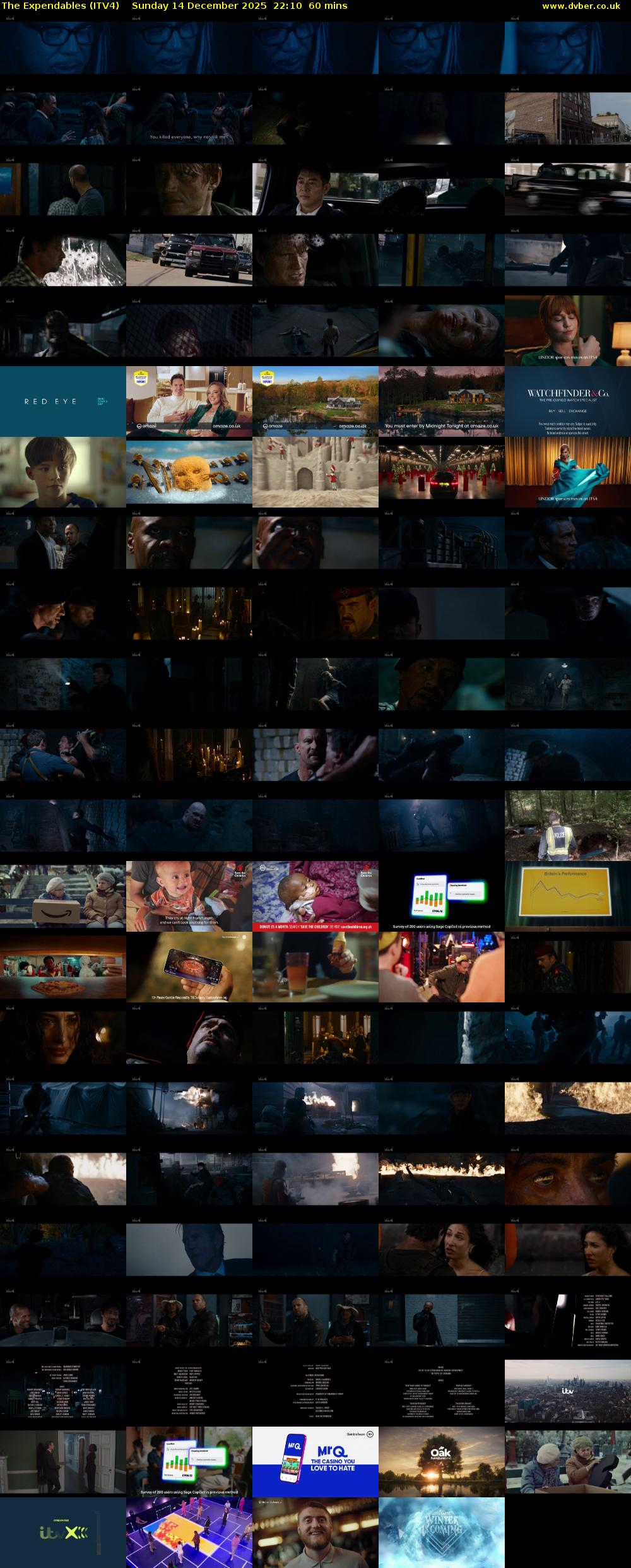 The Expendables (ITV4) Sunday 14 December 2025 22:10 - 23:10