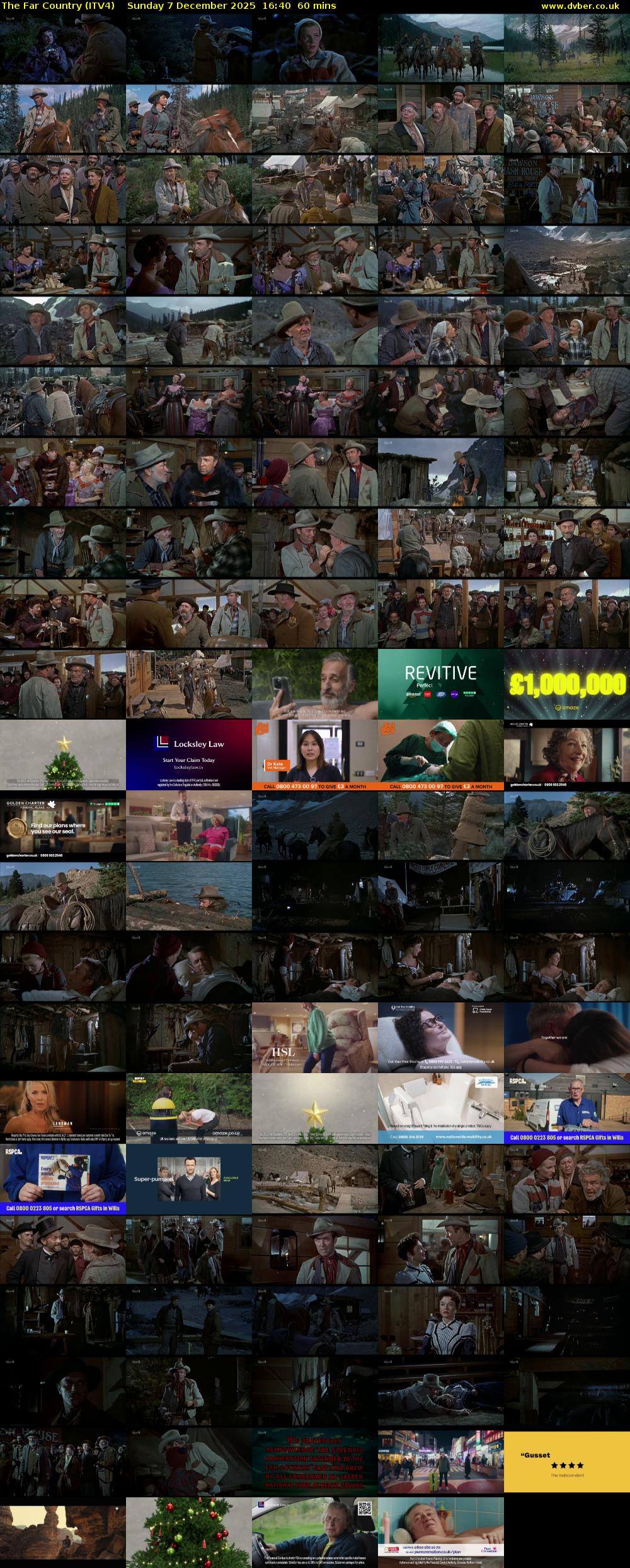 The Far Country (ITV4) Sunday 7 December 2025 16:40 - 17:40