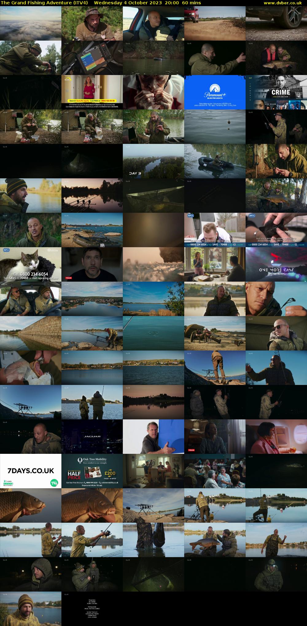 The Grand Fishing Adventure (ITV4) Wednesday 4 October 2023 20:00 - 21:00