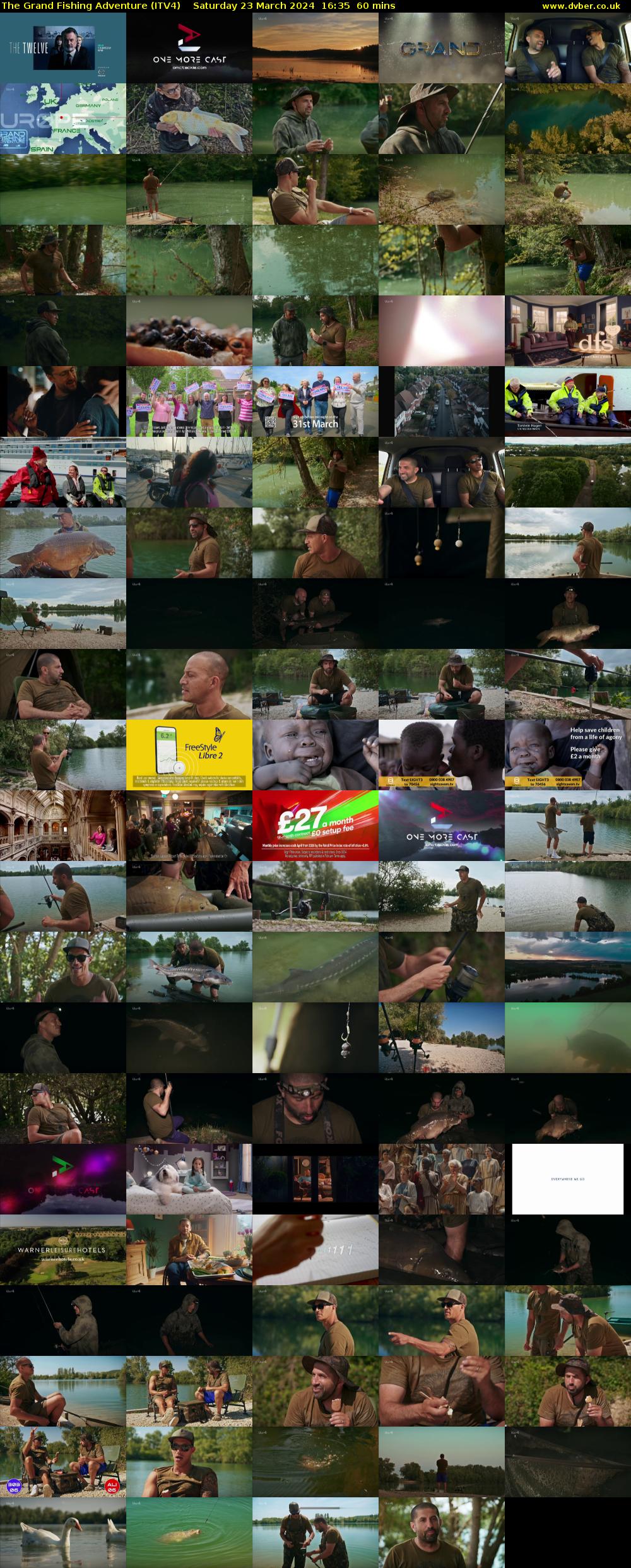 The Grand Fishing Adventure (ITV4) Saturday 23 March 2024 16:35 - 17:35