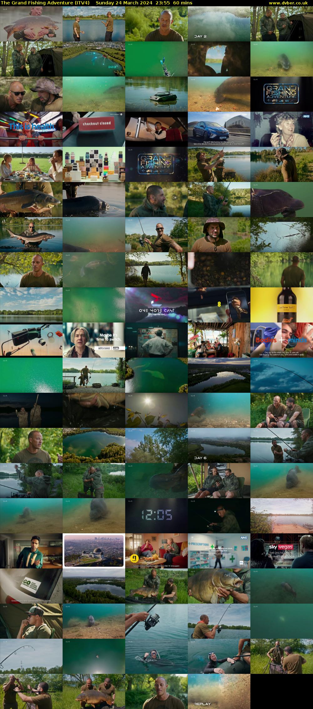 The Grand Fishing Adventure (ITV4) Sunday 24 March 2024 23:55 - 00:55