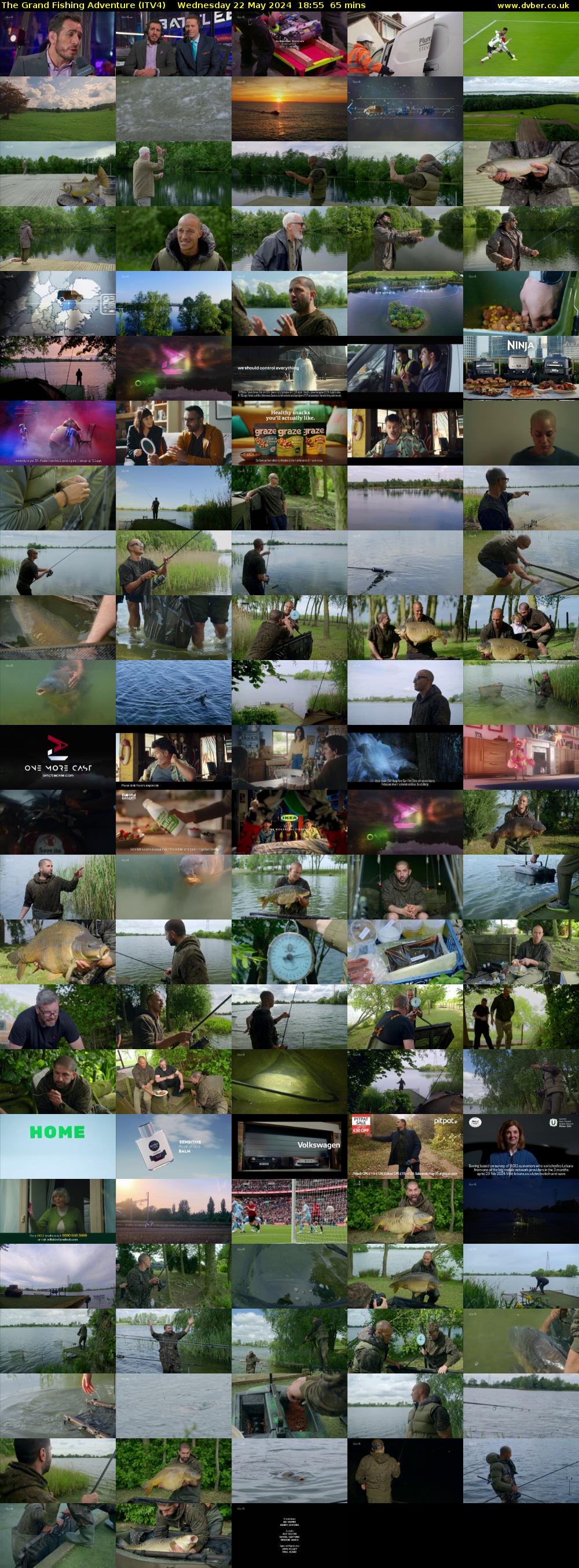 The Grand Fishing Adventure (ITV4) Wednesday 22 May 2024 18:55 - 20:00