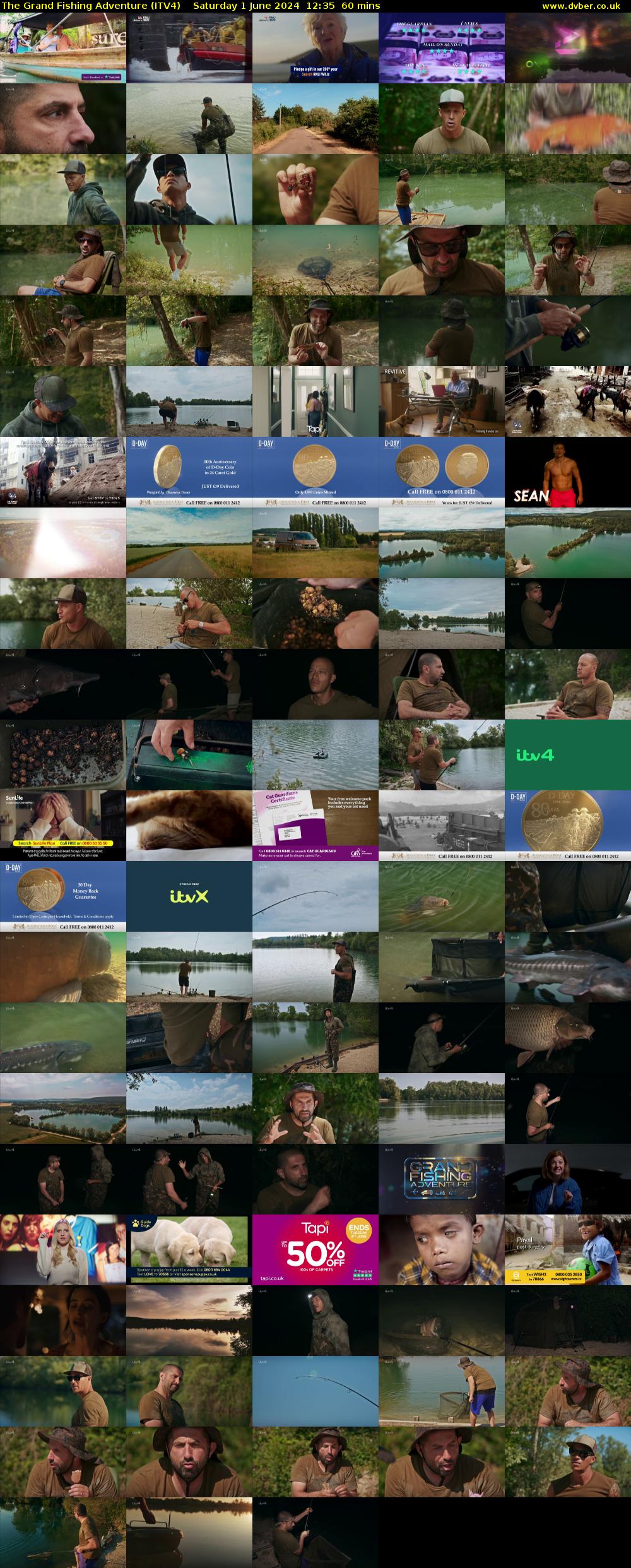 The Grand Fishing Adventure (ITV4) Saturday 1 June 2024 12:35 - 13:35