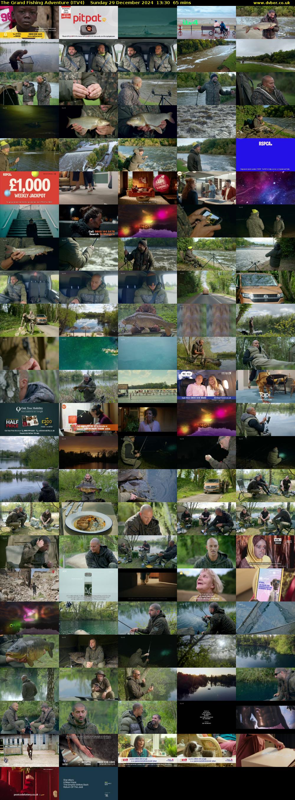 The Grand Fishing Adventure (ITV4) Sunday 29 December 2024 13:30 - 14:35