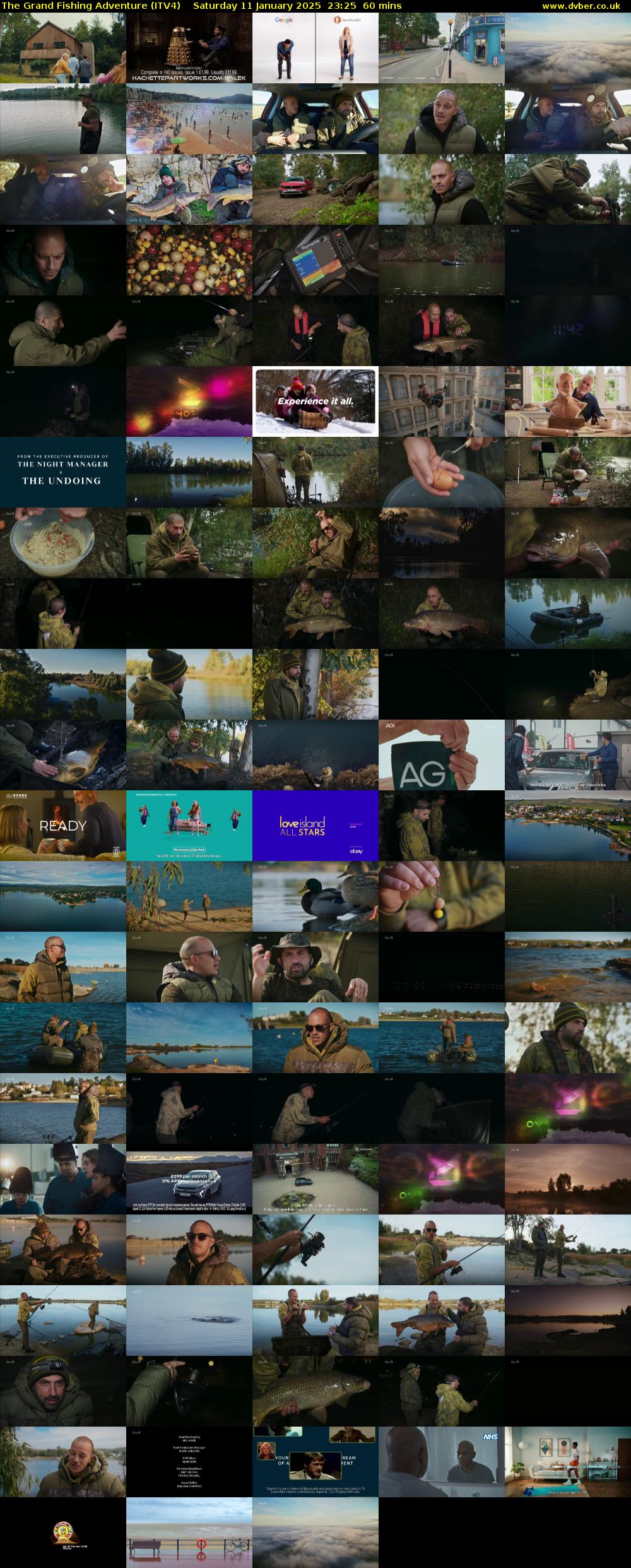 The Grand Fishing Adventure (ITV4) Saturday 11 January 2025 23:25 - 00:25