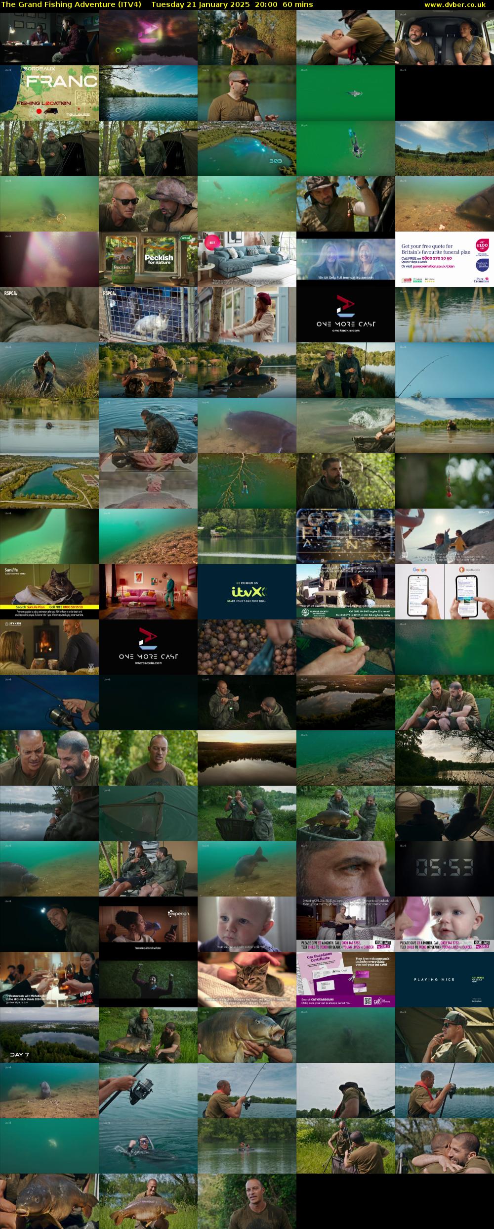 The Grand Fishing Adventure (ITV4) Tuesday 21 January 2025 20:00 - 21:00