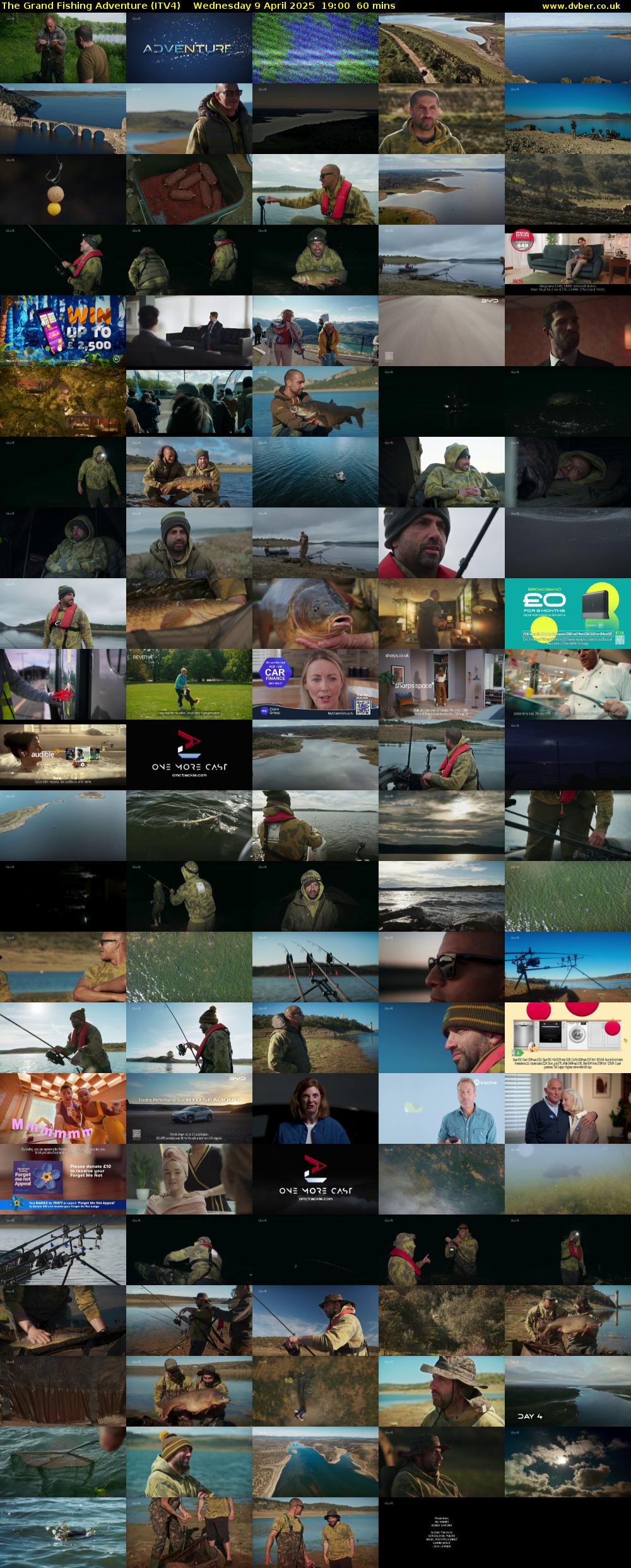 The Grand Fishing Adventure (ITV4) Wednesday 9 April 2025 19:00 - 20:00