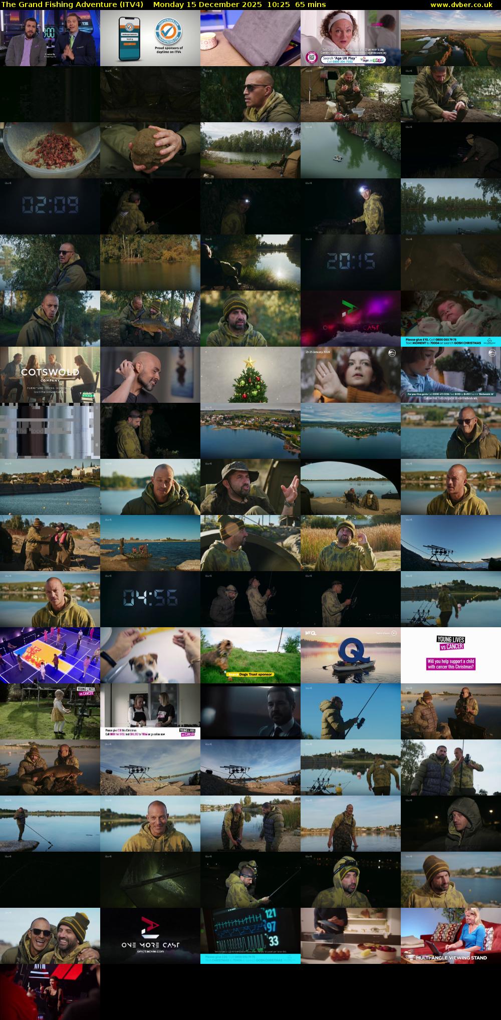 The Grand Fishing Adventure (ITV4) Monday 15 December 2025 10:25 - 11:30