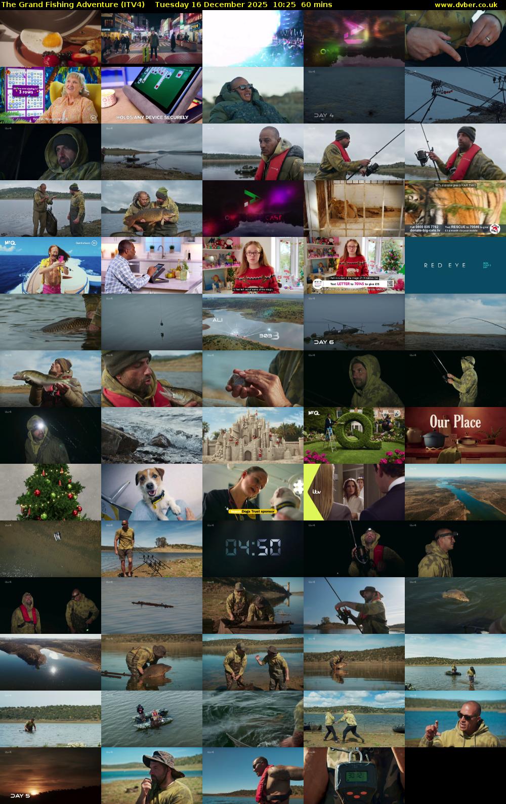The Grand Fishing Adventure (ITV4) Tuesday 16 December 2025 10:25 - 11:25
