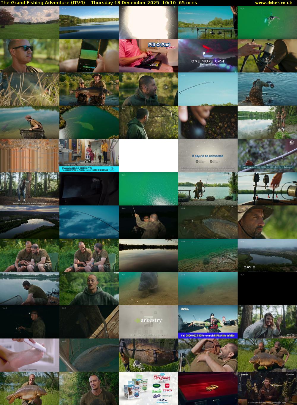 The Grand Fishing Adventure (ITV4) Thursday 18 December 2025 10:10 - 11:15