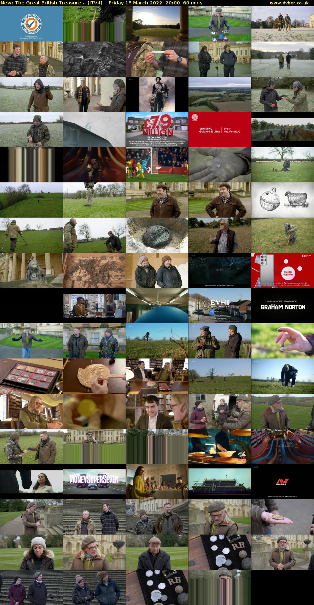 The Great British Treasure... (ITV4) Friday 18 March 2022 20:00 - 21:00