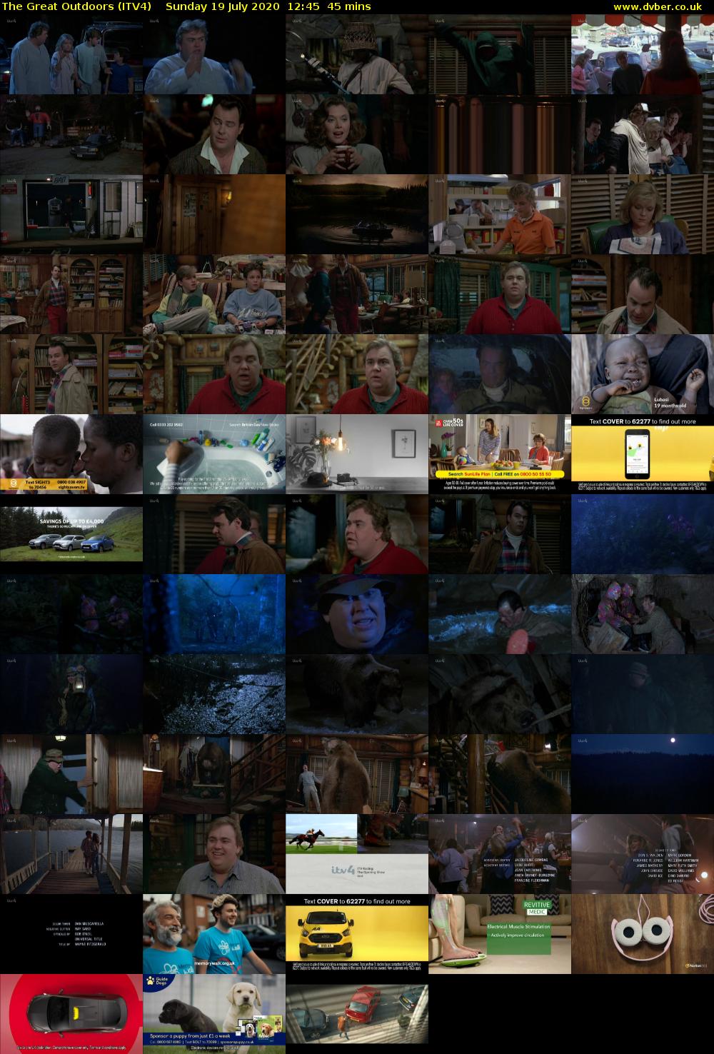 The Great Outdoors (ITV4) Sunday 19 July 2020 12:45 - 13:30