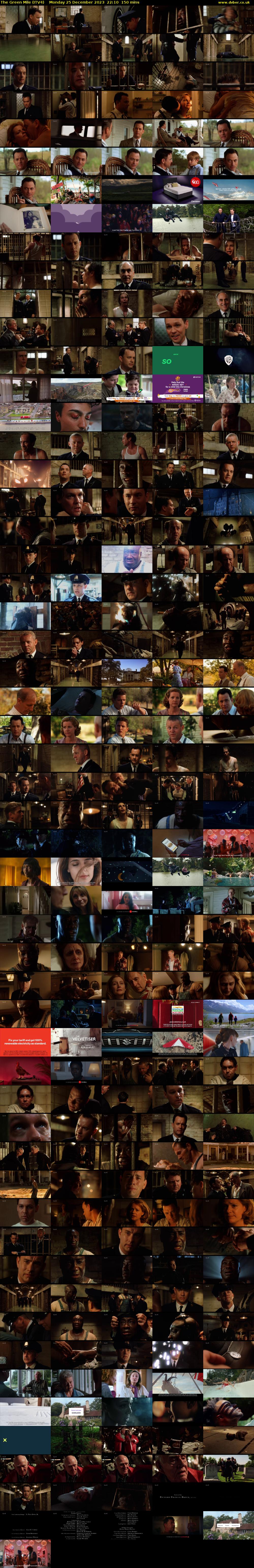 The Green Mile (ITV4) Monday 25 December 2023 22:10 - 00:40