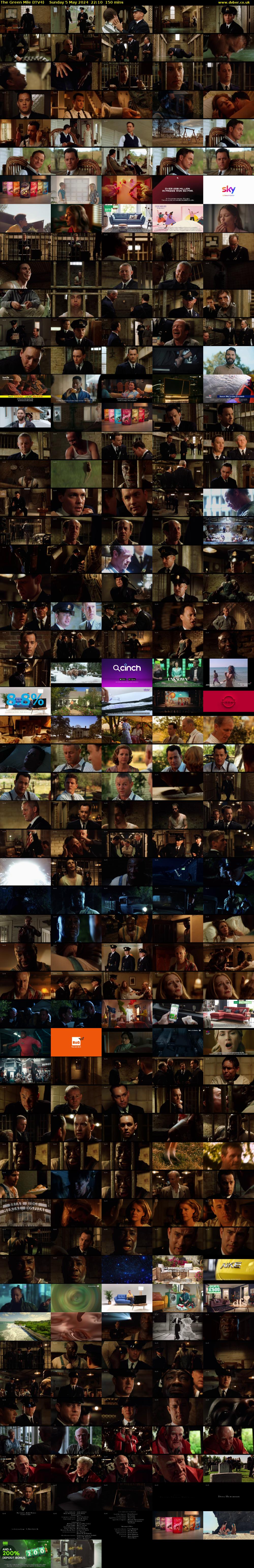The Green Mile (ITV4) Sunday 5 May 2024 22:10 - 00:40