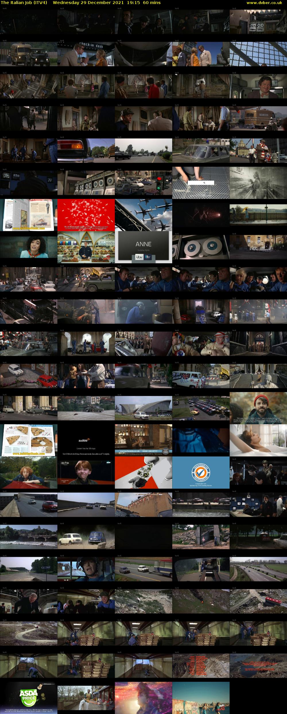 The Italian Job (ITV4) Wednesday 29 December 2021 19:15 - 20:15