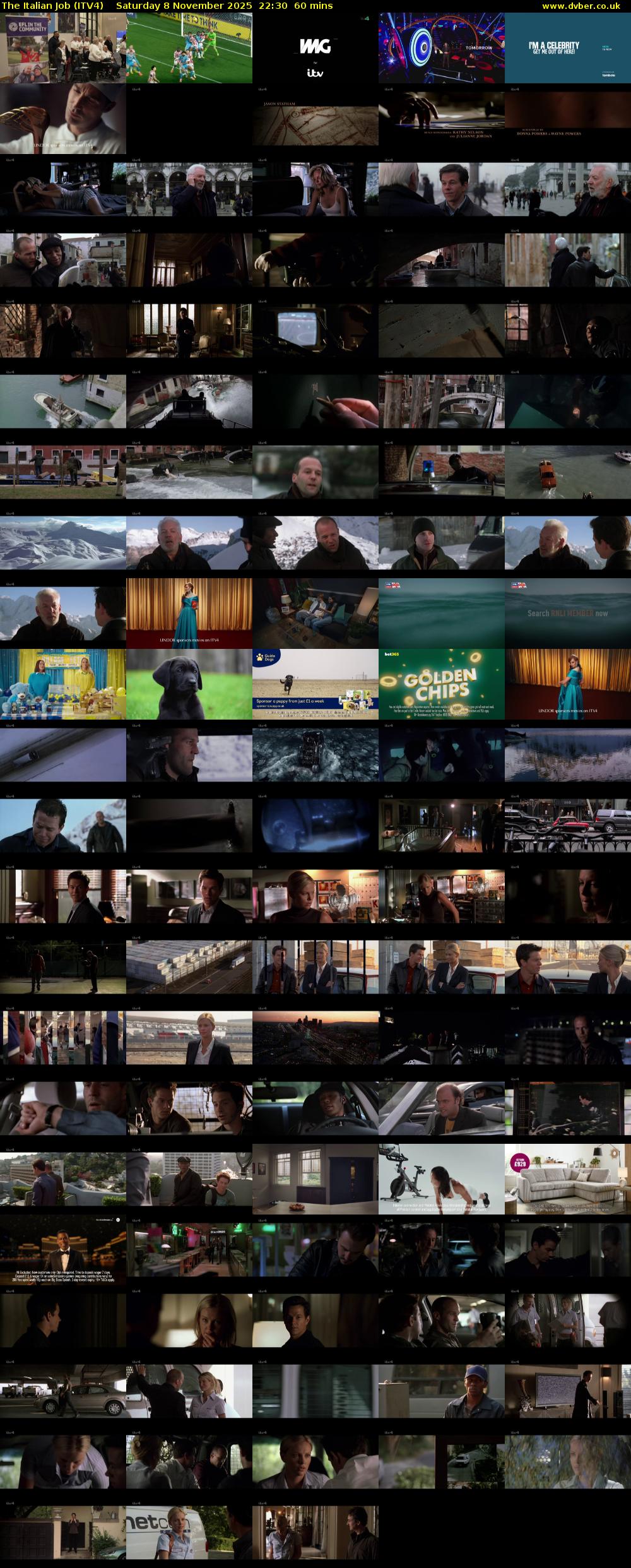 The Italian Job (ITV4) Saturday 8 November 2025 22:30 - 23:30