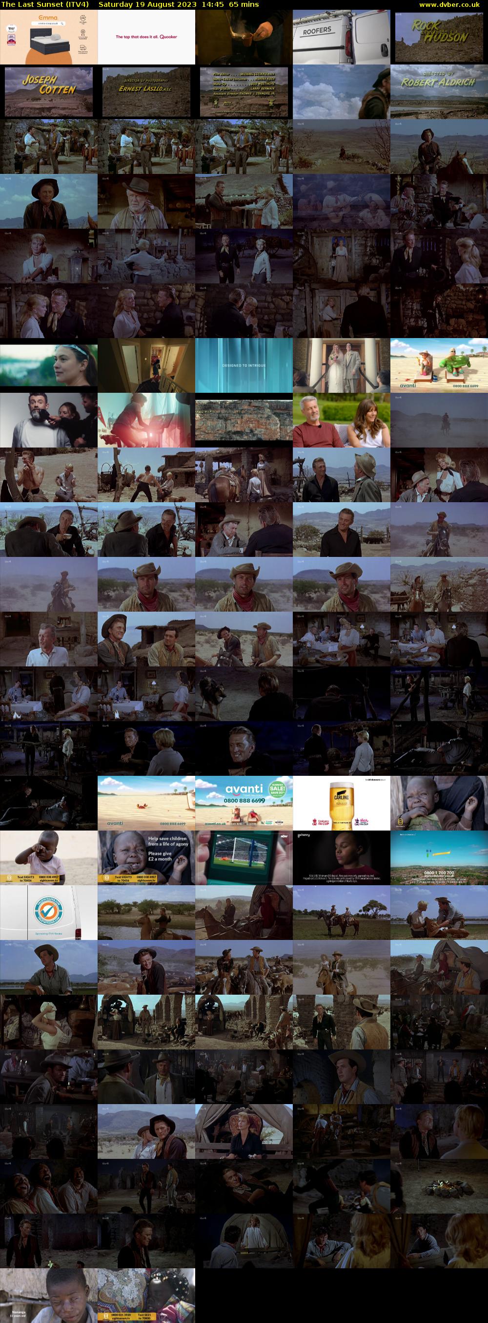 The Last Sunset (ITV4) Saturday 19 August 2023 14:45 - 15:50