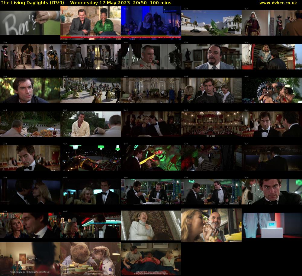 The Living Daylights (ITV4) Wednesday 17 May 2023 20:50 - 22:30