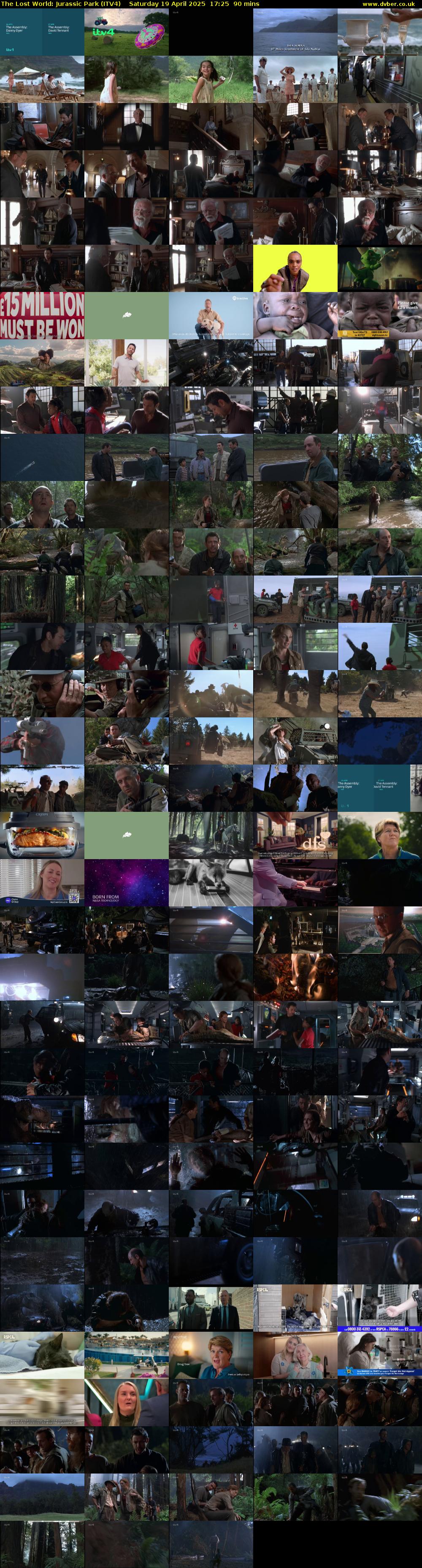 The Lost World: Jurassic Park (ITV4) Saturday 19 April 2025 17:25 - 18:55