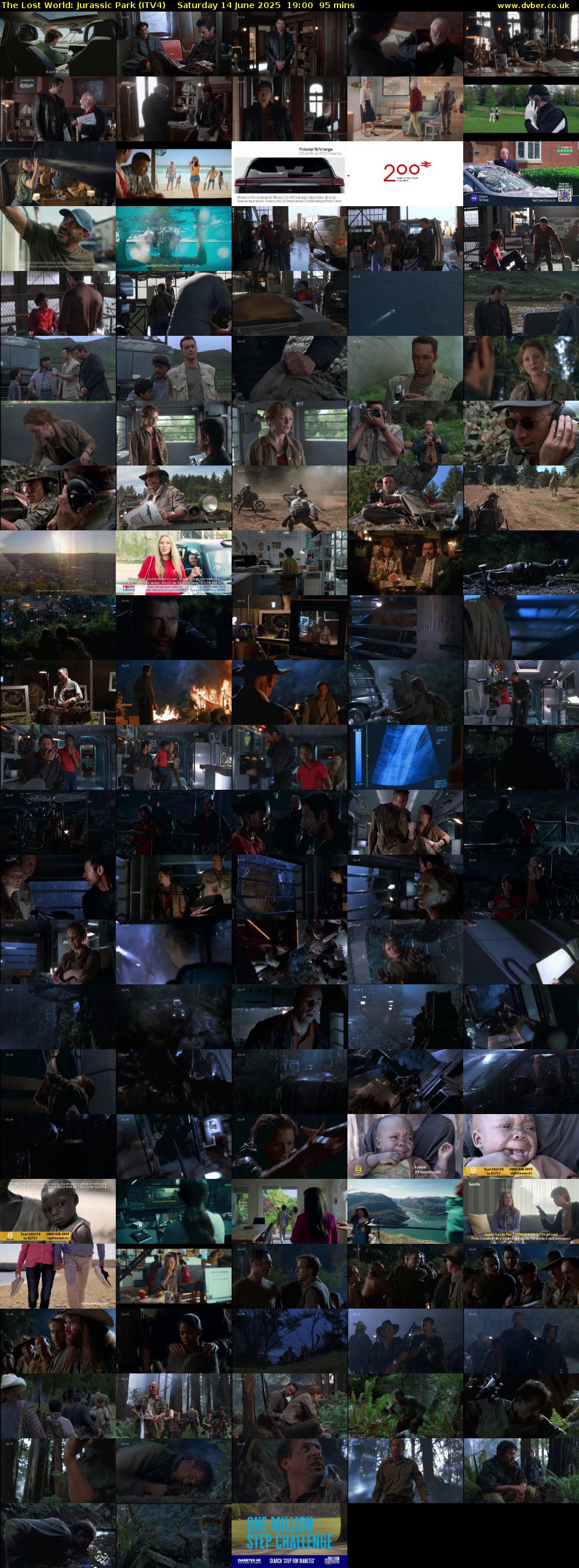 The Lost World: Jurassic Park (ITV4) Saturday 14 June 2025 19:00 - 20:35