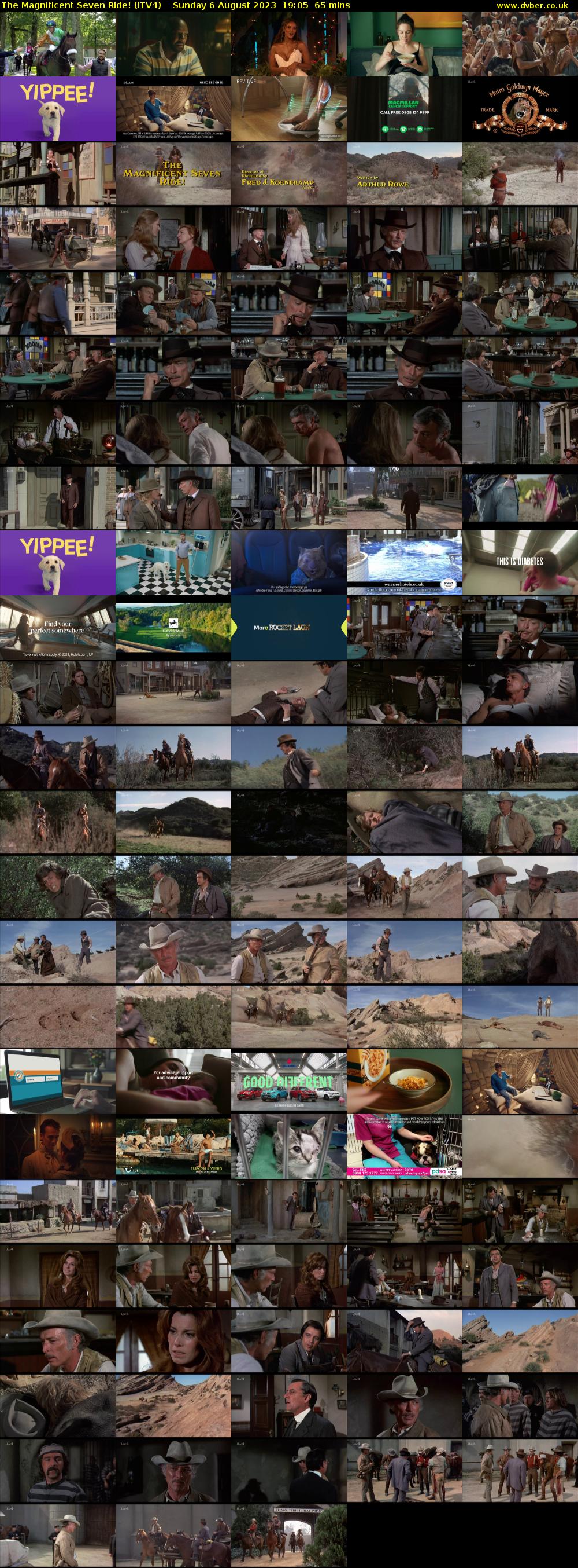 The Magnificent Seven Ride! (ITV4) Sunday 6 August 2023 19:05 - 20:10