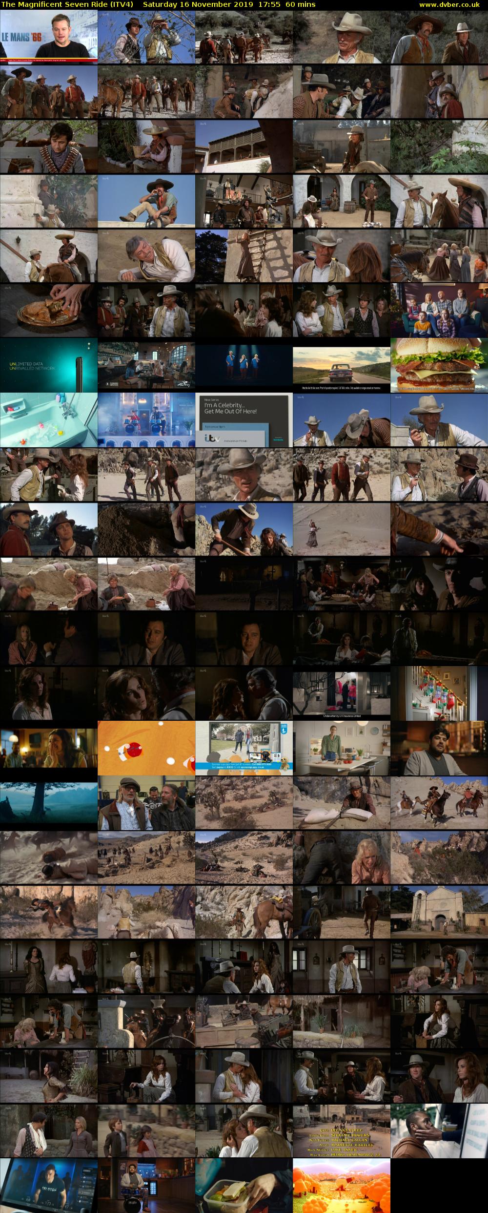 The Magnificent Seven Ride (ITV4) Saturday 16 November 2019 17:55 - 18:55