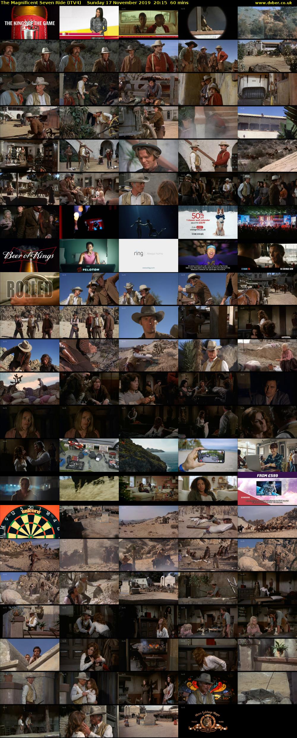 The Magnificent Seven Ride (ITV4) Sunday 17 November 2019 20:15 - 21:15