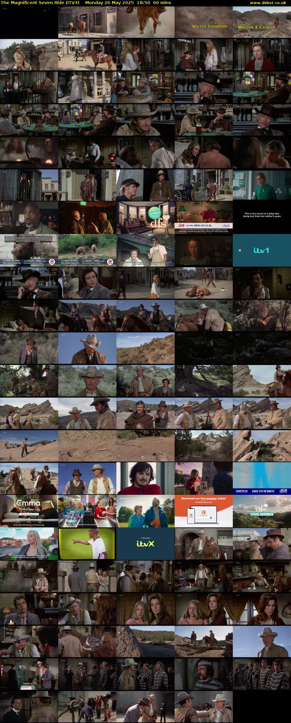 The Magnificent Seven Ride (ITV4) Monday 26 May 2025 18:50 - 19:50