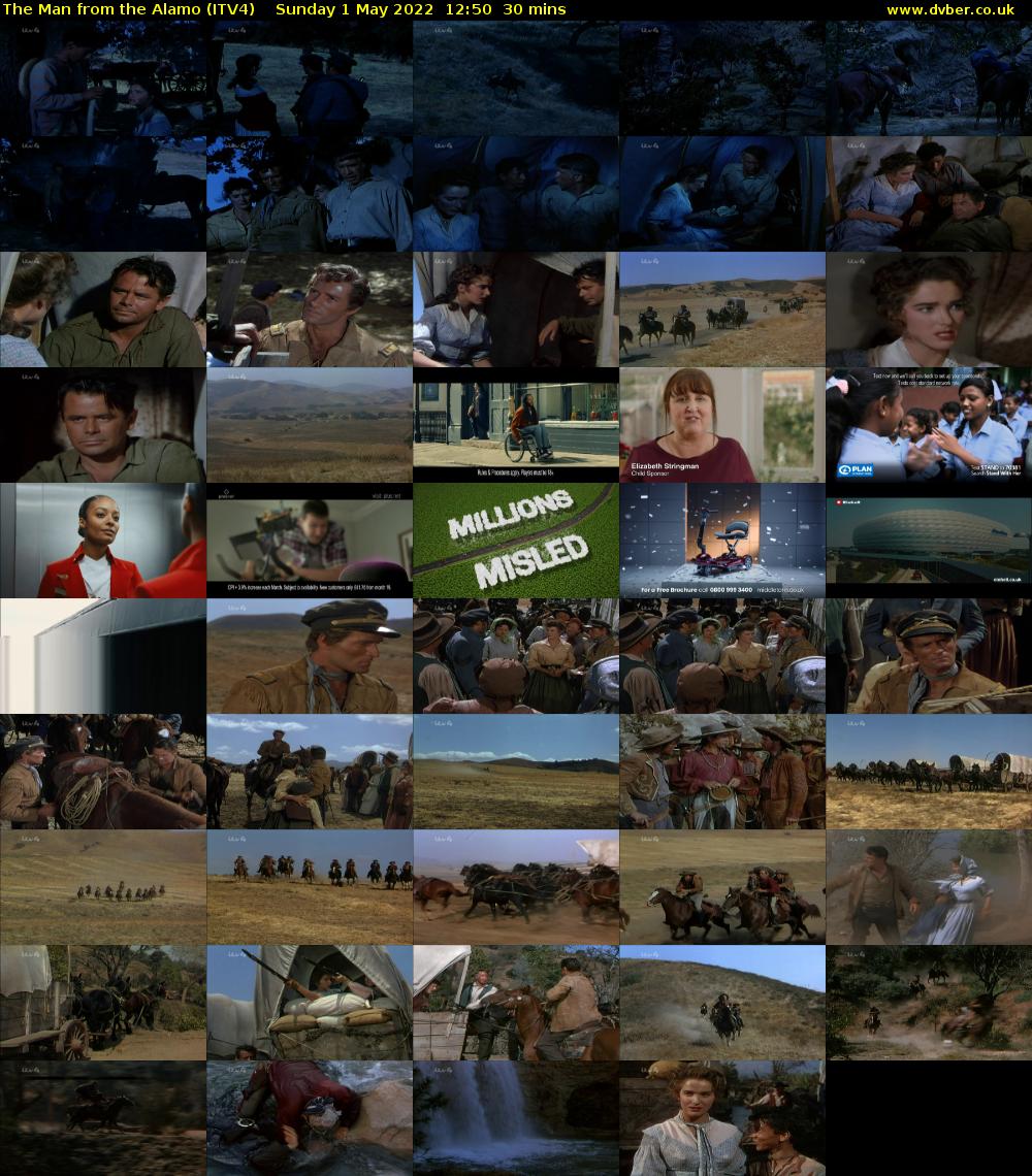 The Man from the Alamo (ITV4) Sunday 1 May 2022 12:50 - 13:20