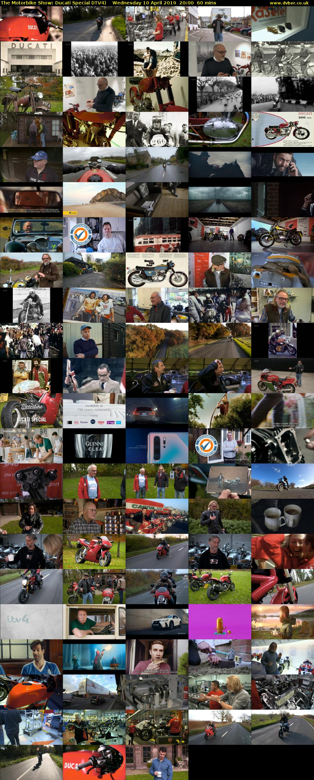 The Motorbike Show: Ducati Special (ITV4) Wednesday 10 April 2019 20:00 - 21:00