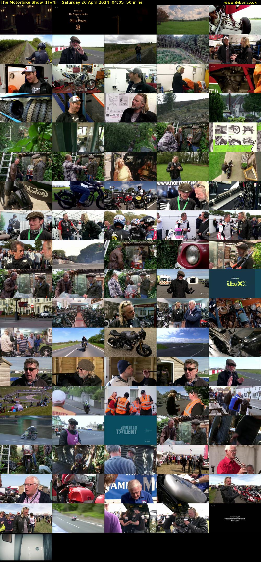 The Motorbike Show (ITV4) Saturday 20 April 2024 04:05 - 04:55