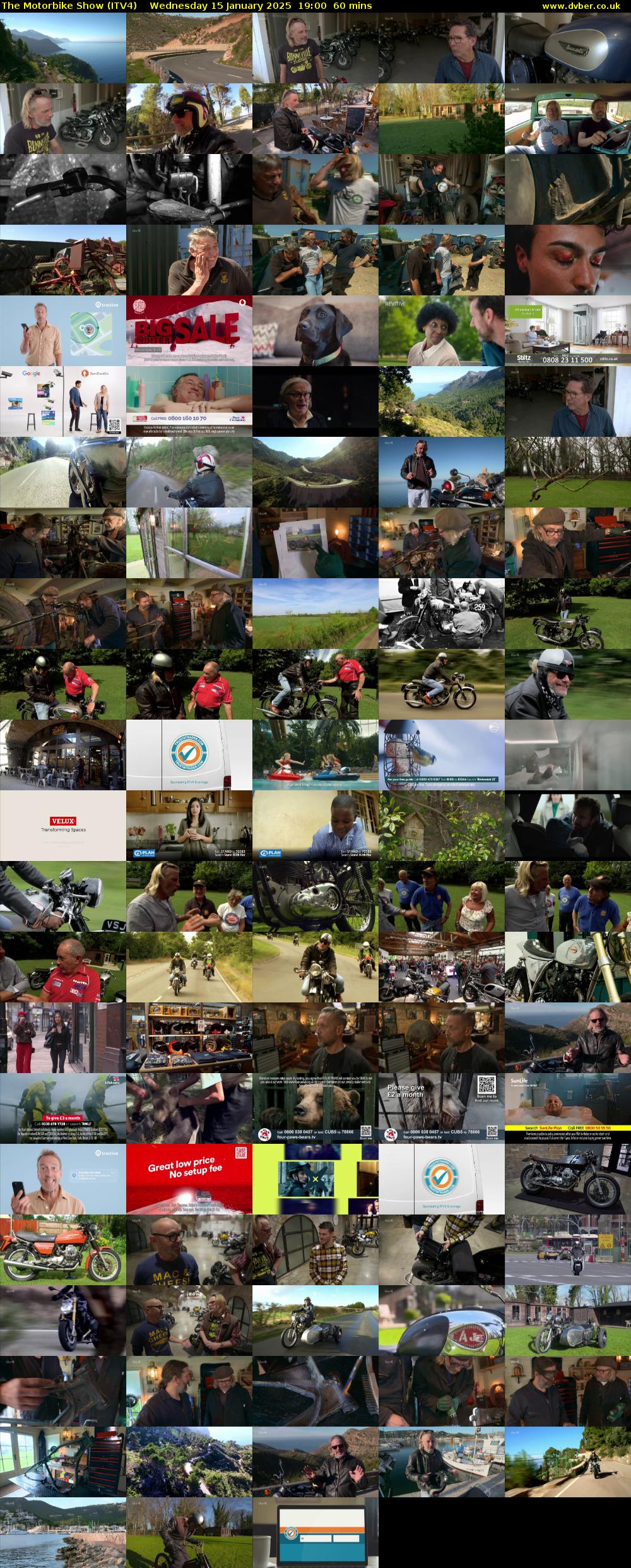 The Motorbike Show (ITV4) Wednesday 15 January 2025 19:00 - 20:00