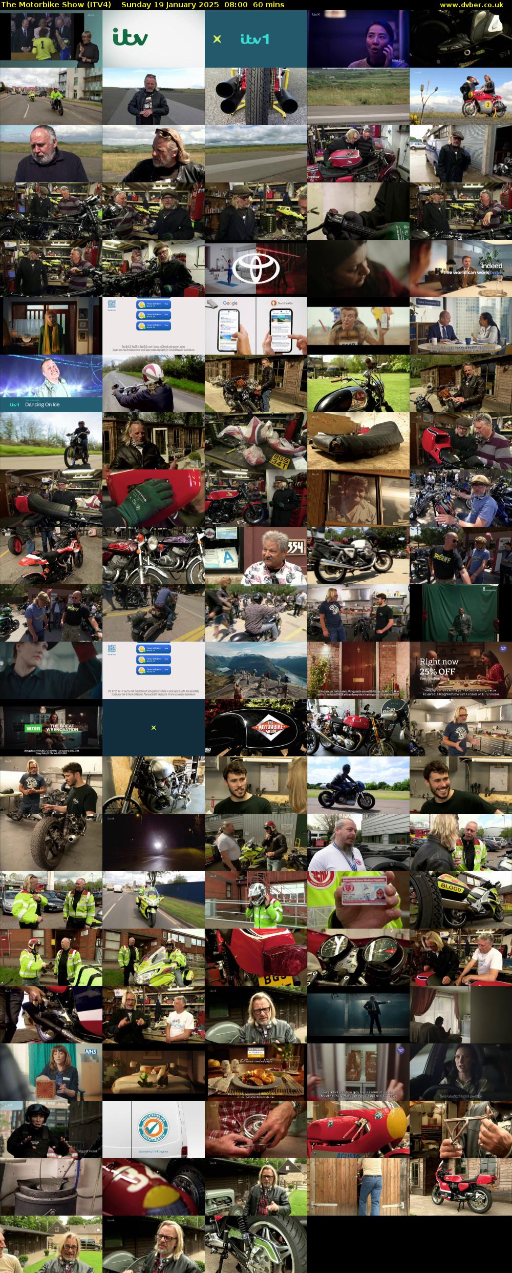 The Motorbike Show (ITV4) Sunday 19 January 2025 08:00 - 09:00