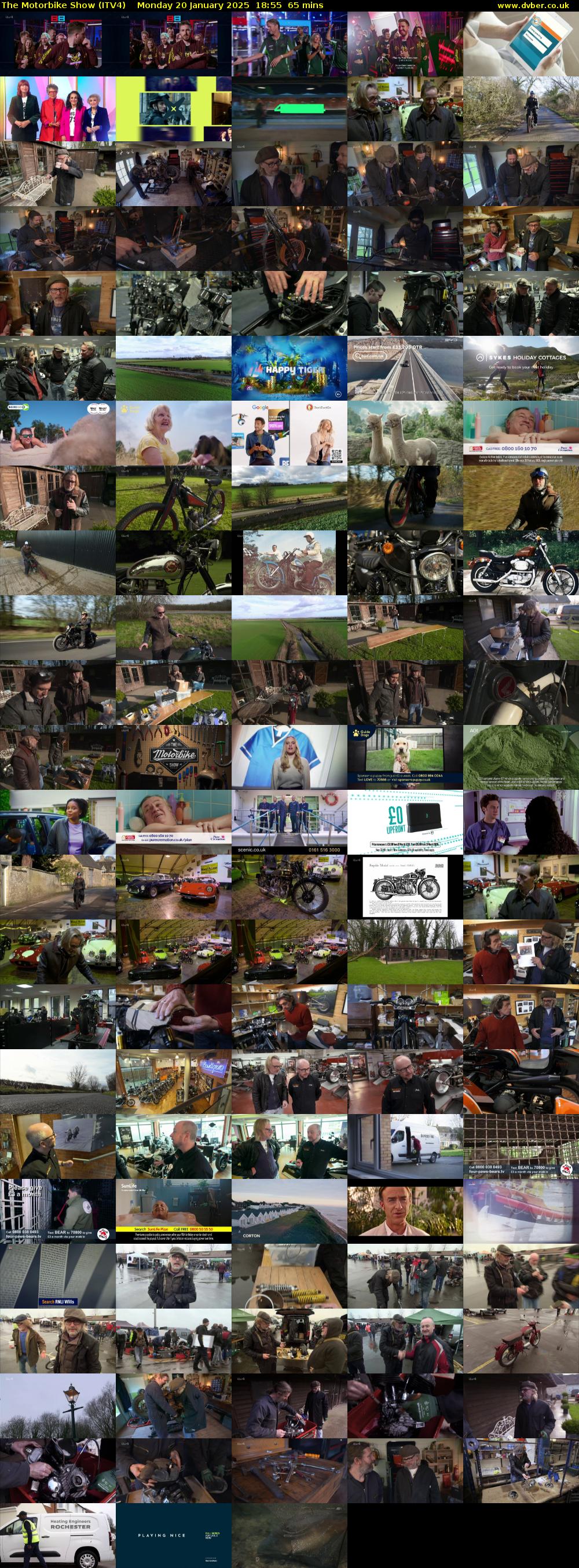 The Motorbike Show (ITV4) Monday 20 January 2025 18:55 - 20:00