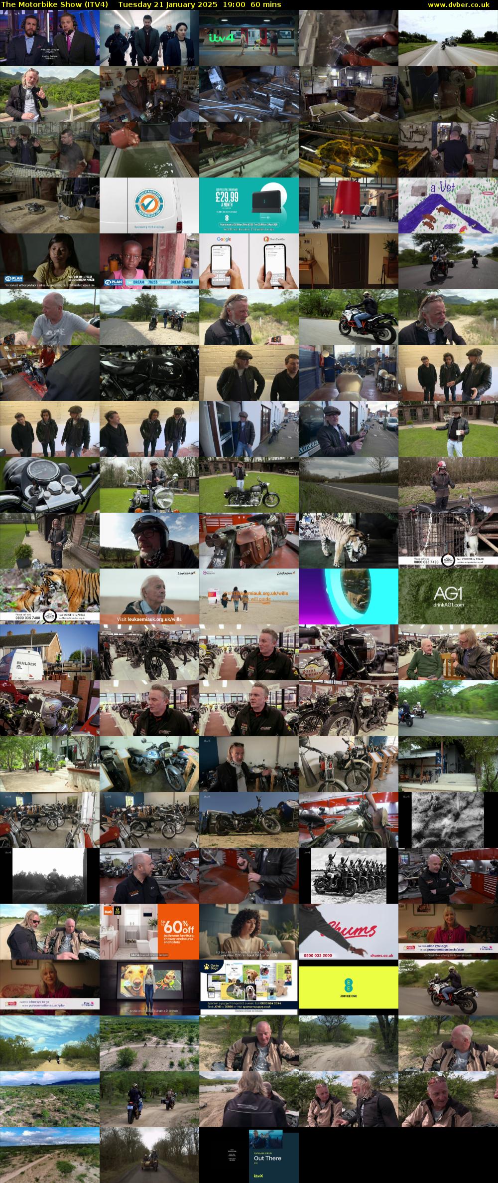 The Motorbike Show (ITV4) Tuesday 21 January 2025 19:00 - 20:00
