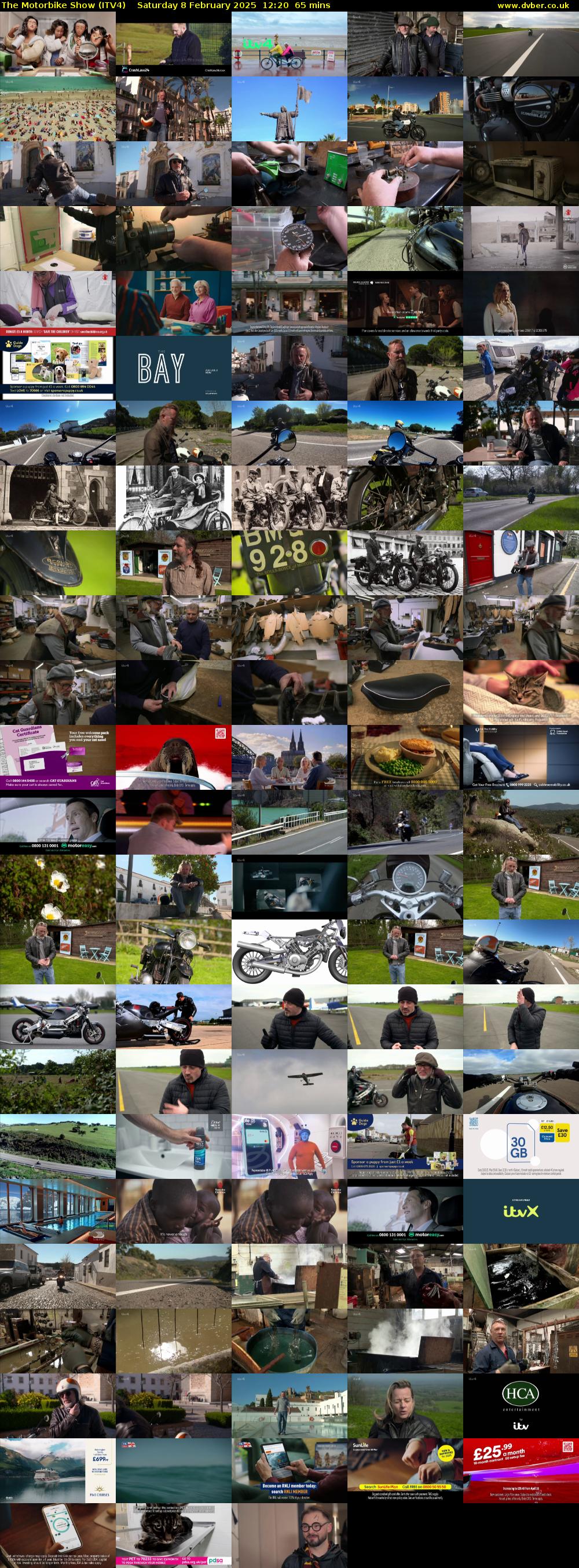 The Motorbike Show (ITV4) Saturday 8 February 2025 12:20 - 13:25