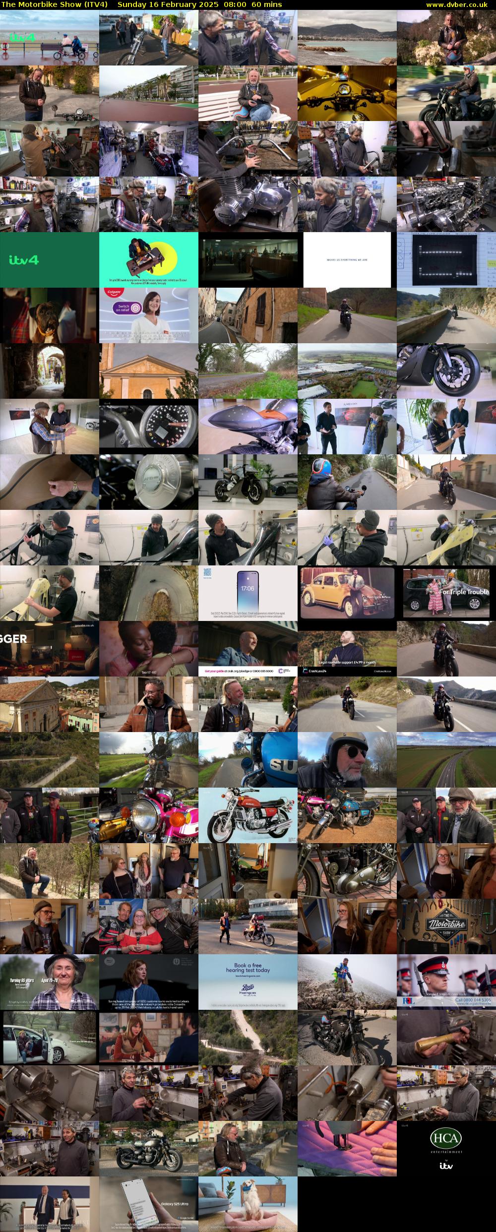 The Motorbike Show (ITV4) Sunday 16 February 2025 08:00 - 09:00
