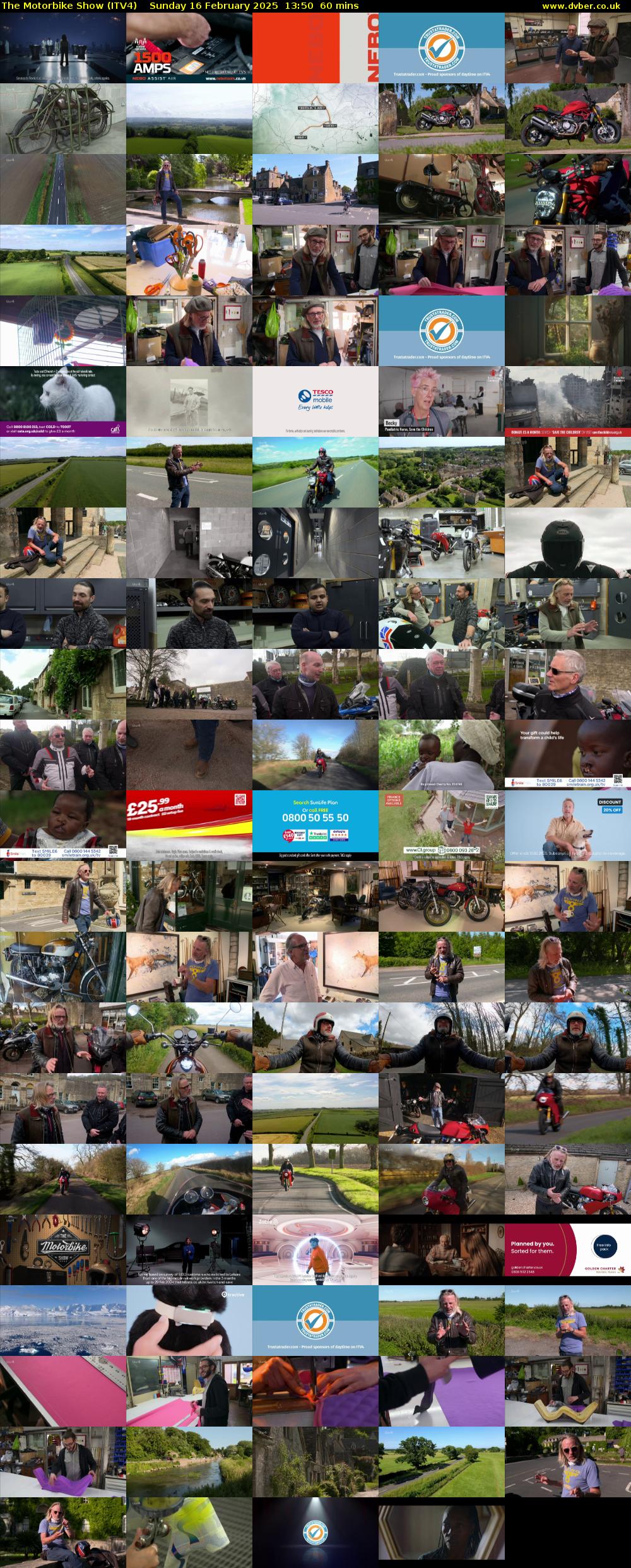 The Motorbike Show (ITV4) Sunday 16 February 2025 13:50 - 14:50