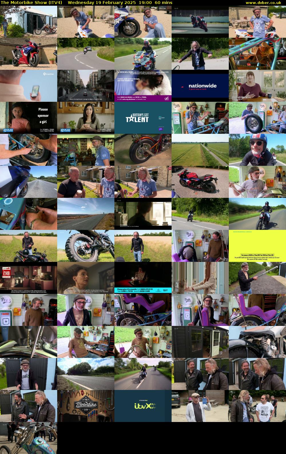 The Motorbike Show (ITV4) Wednesday 19 February 2025 19:00 - 20:00