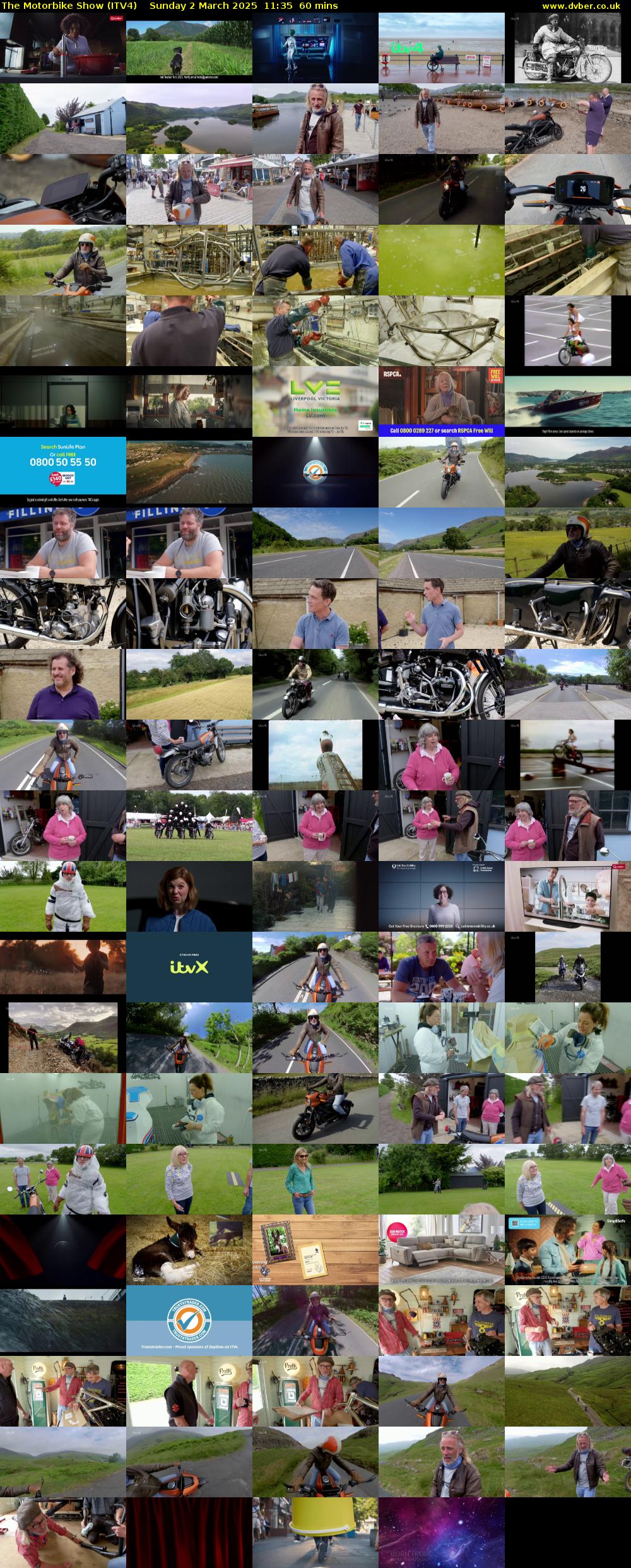 The Motorbike Show (ITV4) Sunday 2 March 2025 11:35 - 12:35